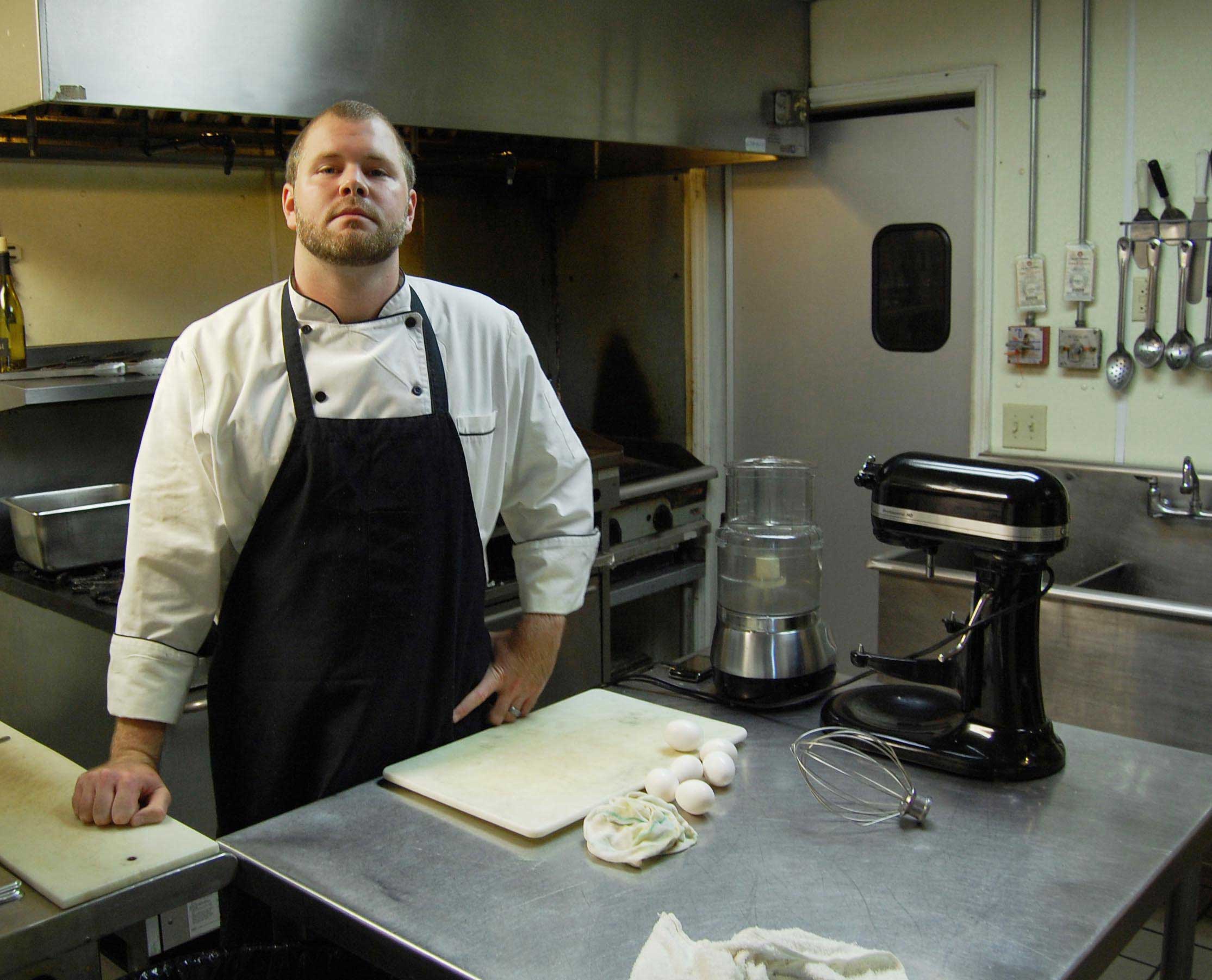 Chef Eron Bass at Cafe 123